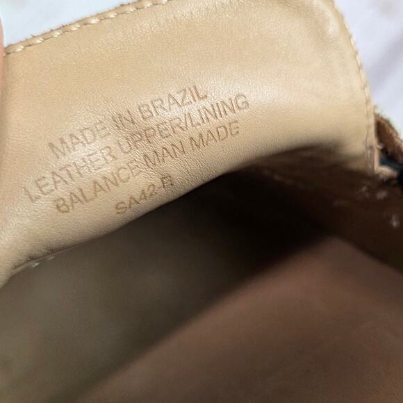 Bernardo Selma Leather Loafers 9M Chunky Heel Comfort Shoes Minimalist Neutral - Picture 6 of 10